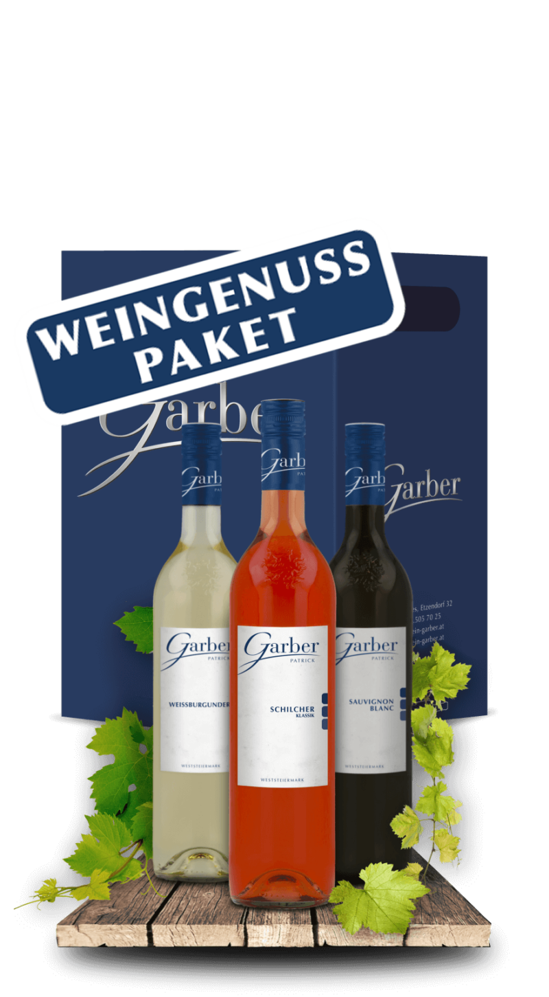Ein Wein Paket mit 6 verschiedenen Weinen - Weingenuss Paket