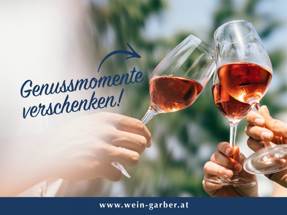Schilcher Wein im Glas - Verschenke Genussmomente mit Wertgutscheinen von Garber Patrick aus der Steiermark