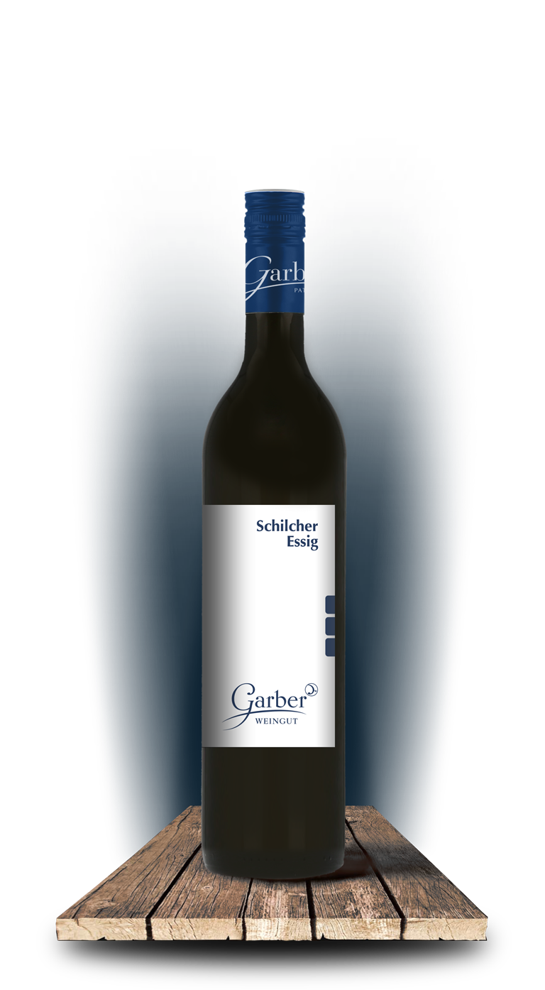 Schilcher Essig aus Schilcherwein in Glasflasche